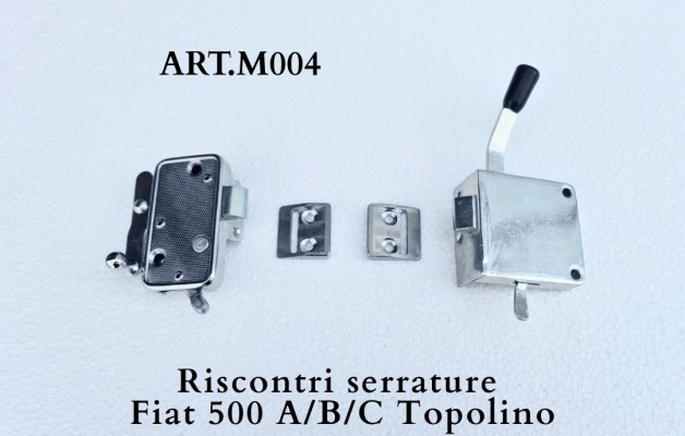 Art. M004 Riscontri serrature 500 Fiat A/B/C Berlina,Belvedere,Giardiniera